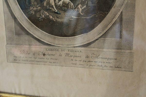 Dedicated To Marquise Madame De Montesquiou, 1800s, Prints, Set Of 2 photo Art