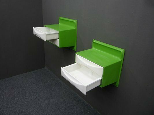 Wall Shelf With Drawers By Ernest Igl For Wilhelm Werndl, 1960s Set Of 2 photo 691.0