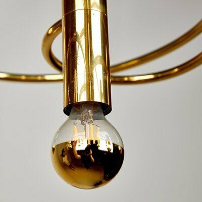 Brass Chandelier By Hans Wilfried Hegger For Cosack, 1970s photo buy