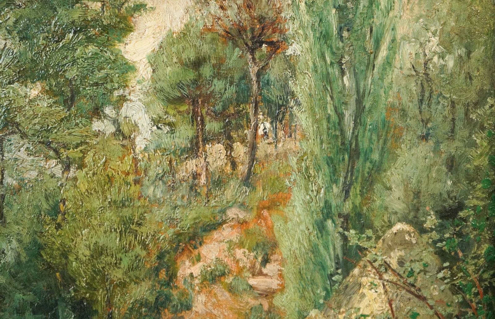 Arzave Barnés, Joan   Treescape Oil Study photo Kunst