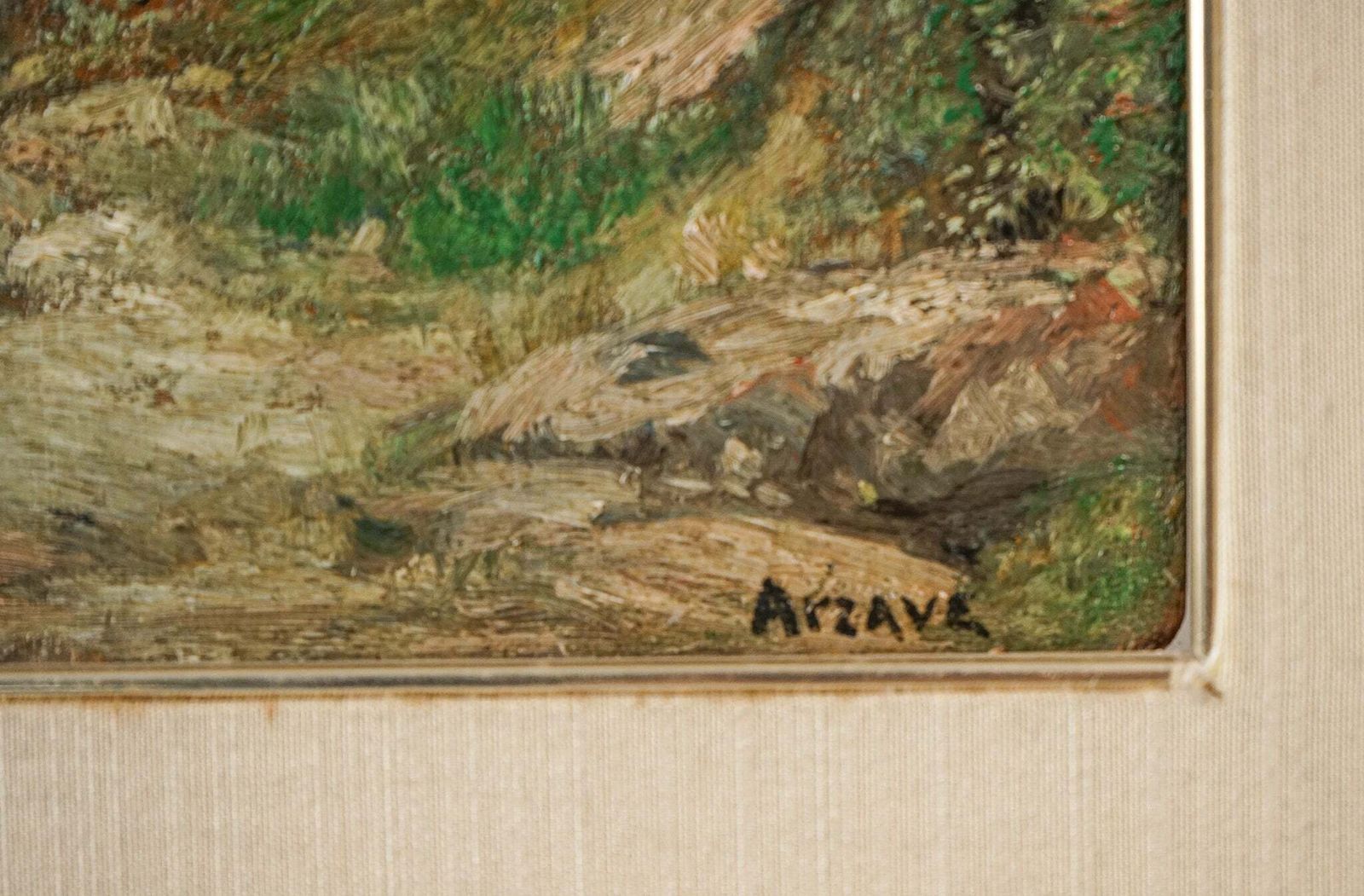 Arzave Barnés, Joan   Treescape Oil Study photo 549.0