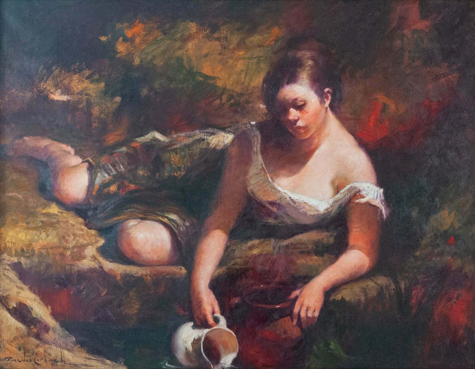 Contemplation   Rosendo González Carbonell (1910 1984)