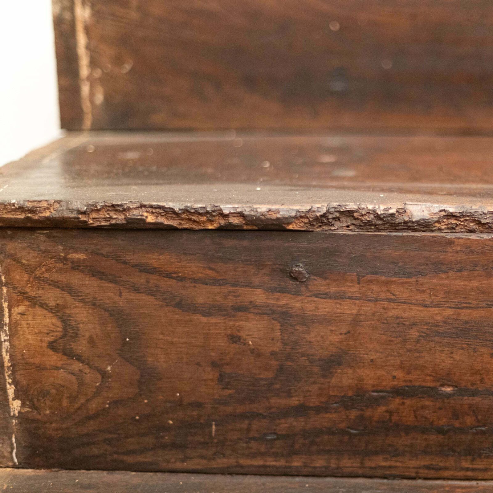 photo buy Antique Queen Anne 18th Century Oak Staircase