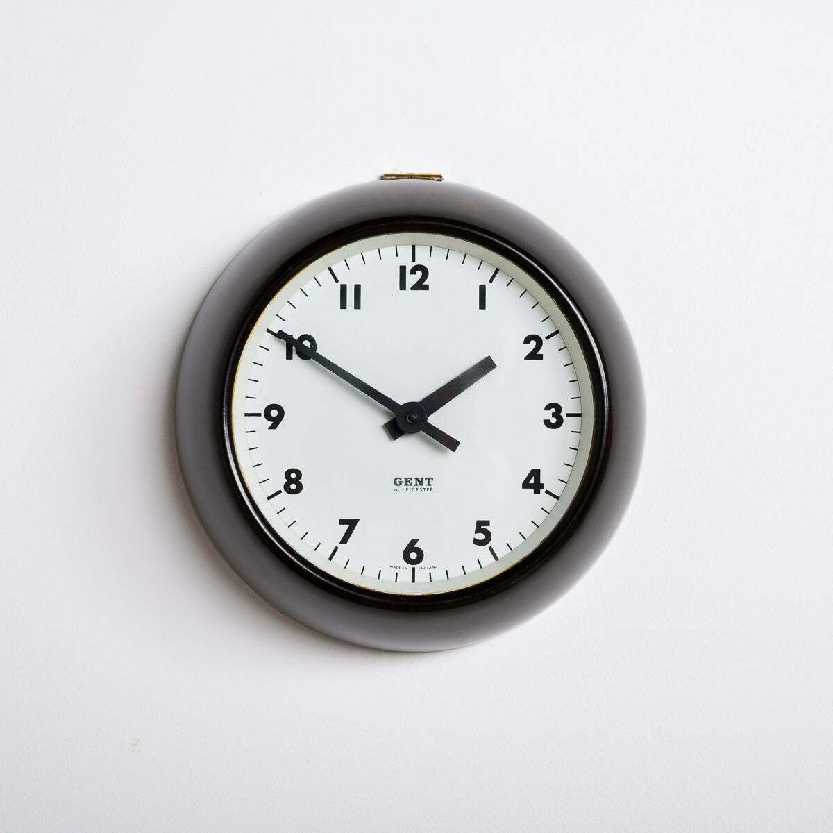 Rare Extra Small Vintage Bakelite Wall Clock By Gent Of Leicester