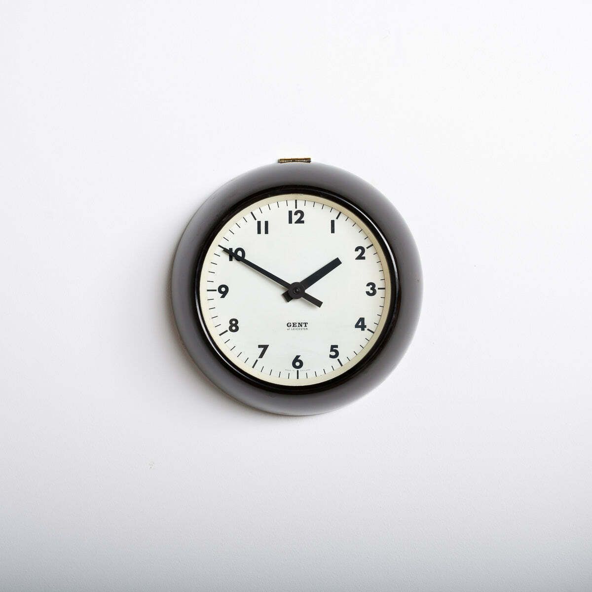 Rare Extra Small Vintage Bakelite Wall Clock By Gent Of Leicester