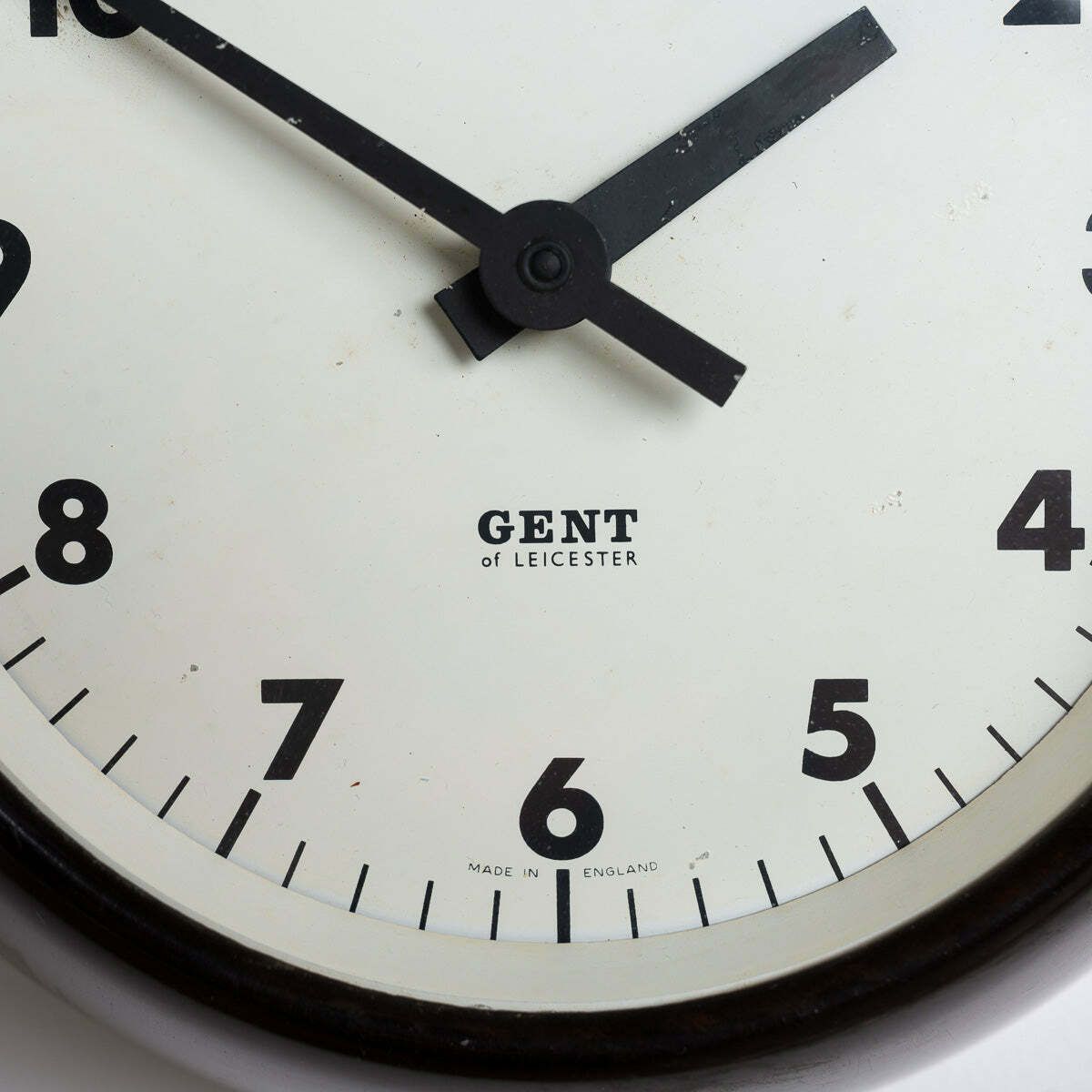 Rare Extra Small Vintage Bakelite Wall Clock By Gent Of Leicester   Ig221303a photo 245.0