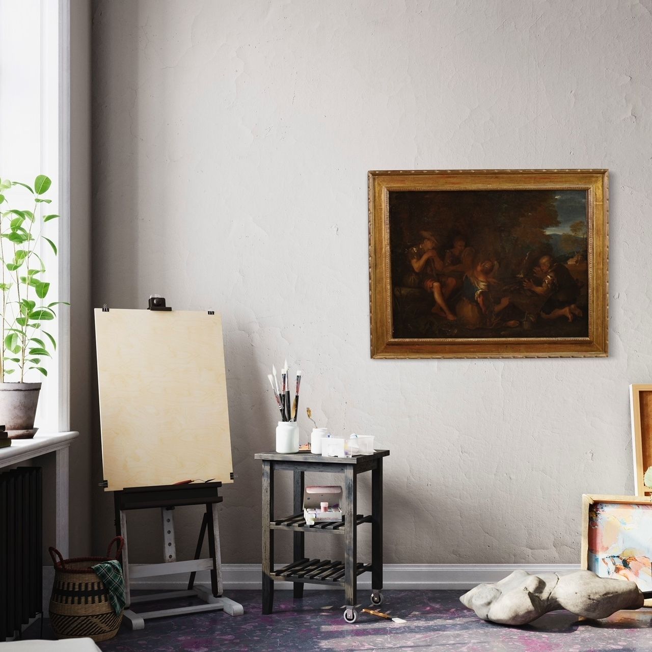 Venetian School 17th Century Painting photo for sale