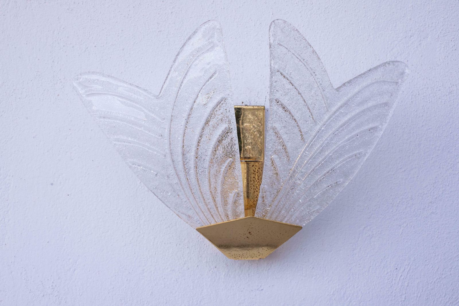 Set Of 4 Sorrento, Italian Murano Glass Wall Light, 1970s photo furniture