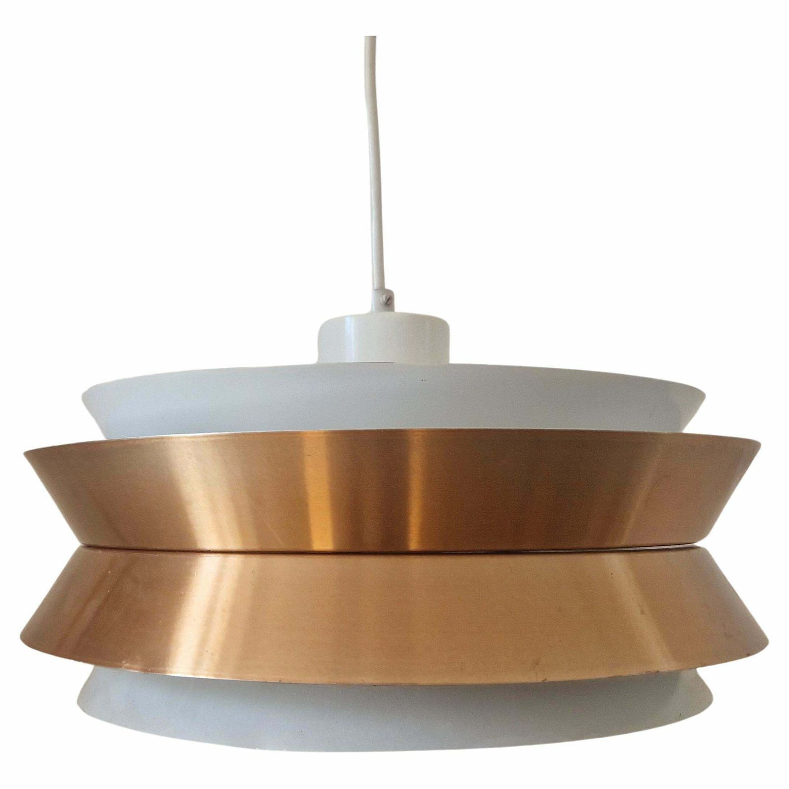 Midcentury Pendant In Style Of Jo Hammerborg, Denmark, 1970s
