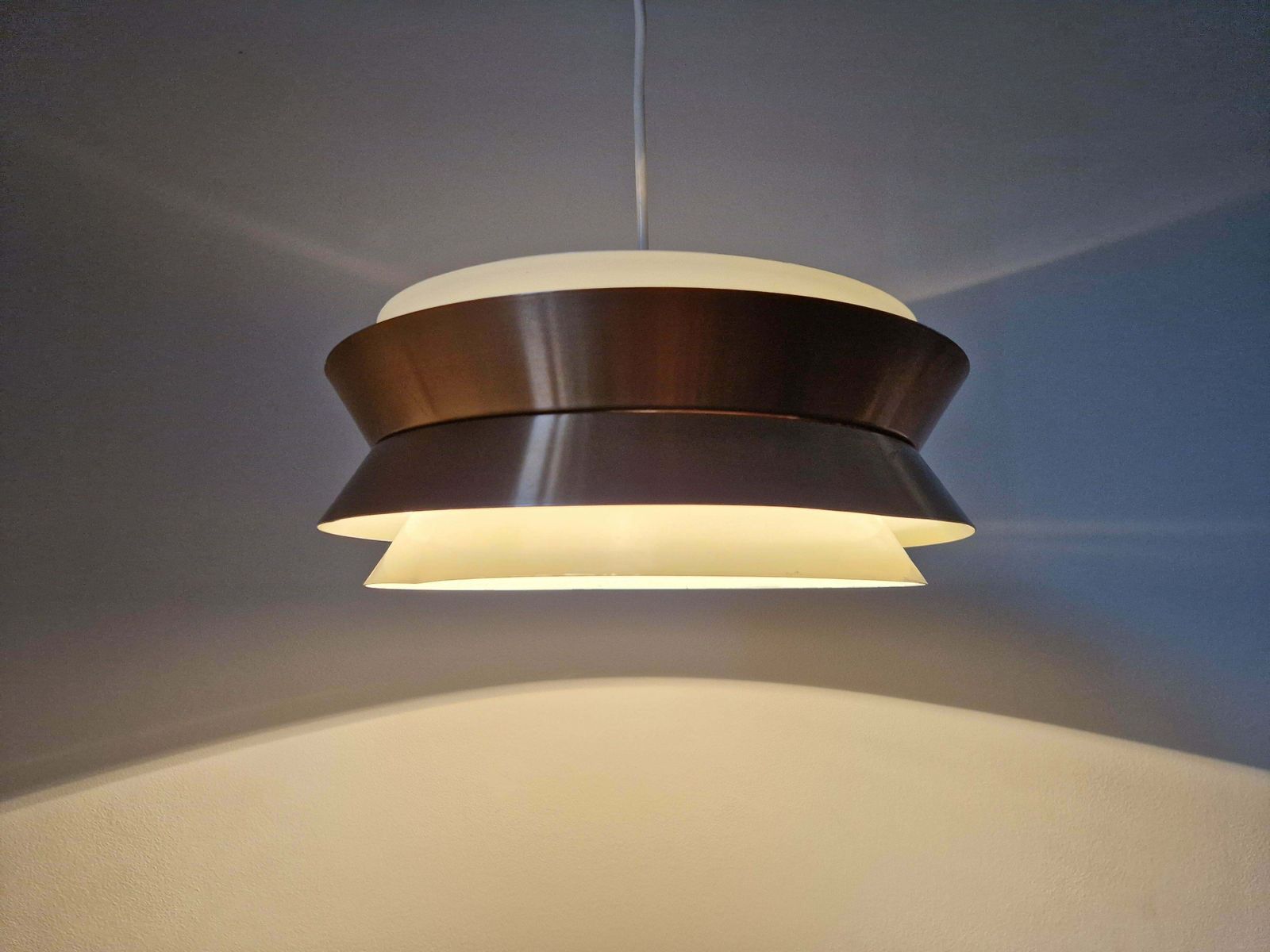 photo vinterior Midcentury Pendant In Style Of Jo Hammerborg, Denmark, 1970s