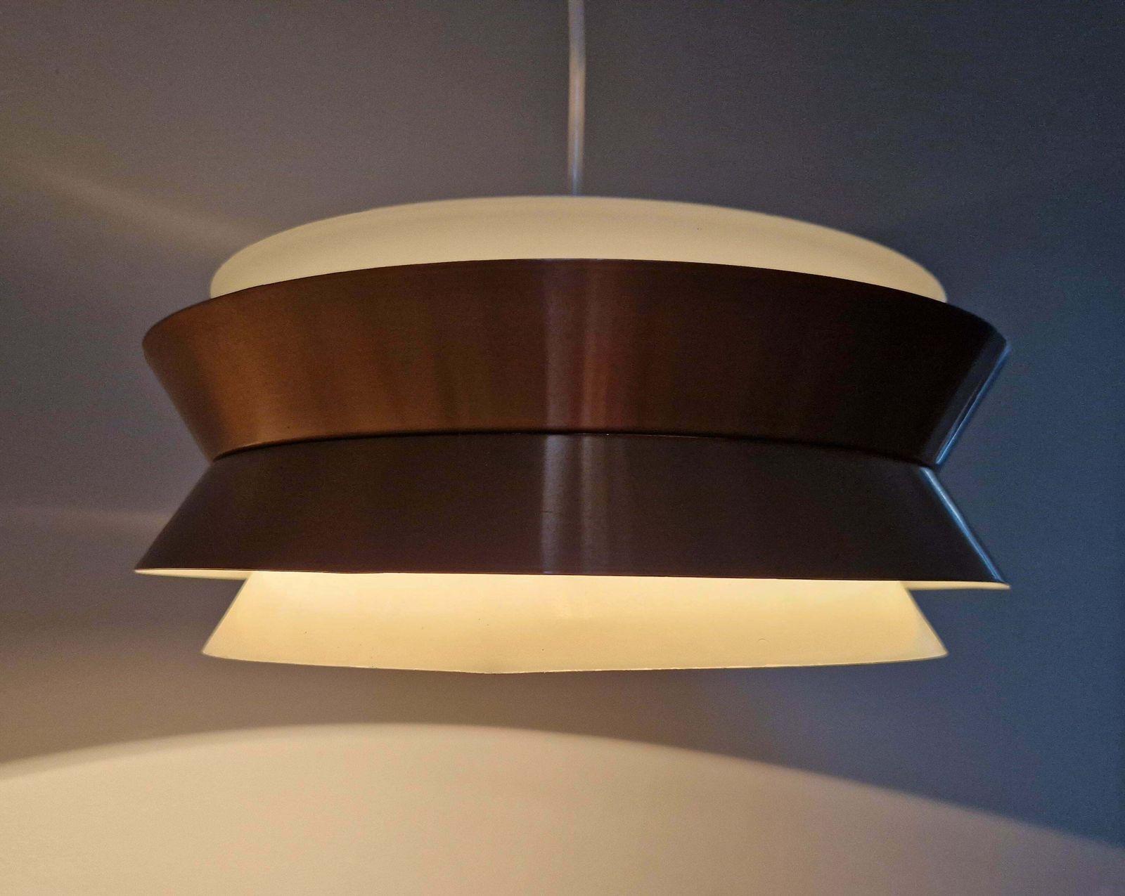photo buy Midcentury Pendant In Style Of Jo Hammerborg, Denmark, 1970s