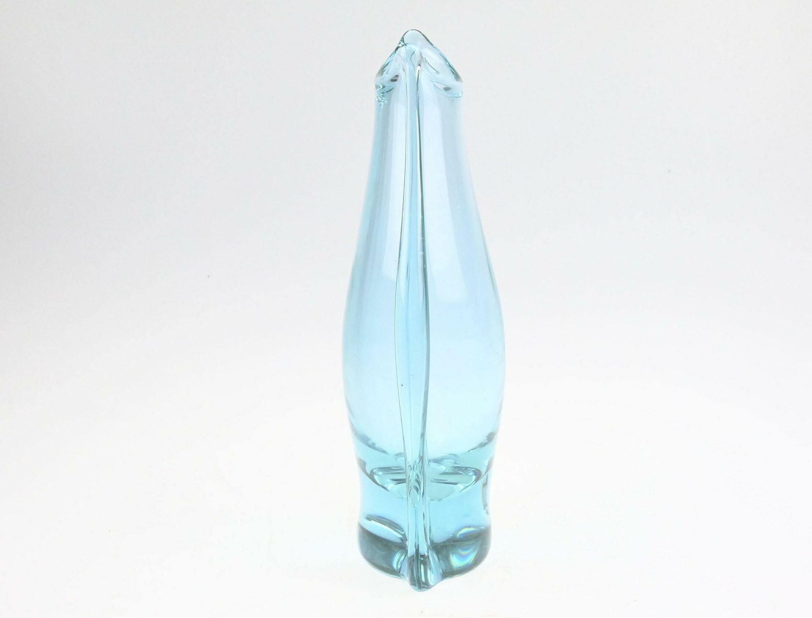 Alexandrite Glass Vase By Miloslav Klinger, Zbs Glassworks, Glass Vase, Mid Century Vase, Czech Vase, Czech Glass, Alexandrite Vase photo for sale