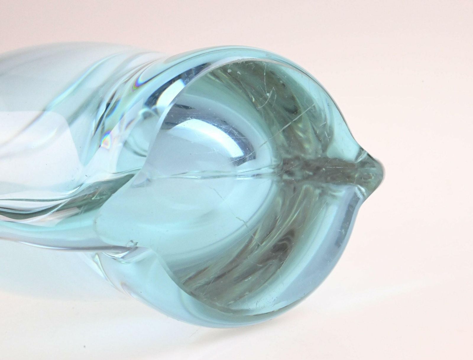 photo for sale Alexandrite Glass Vase By Miloslav Klinger, Zbs Glassworks, Glass Vase, Mid Century Vase, Czech Vase, Czech Glass, Alexandrite Vase