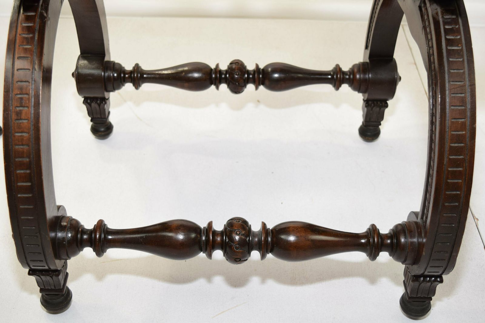 19th Century Mahogany Italian Savonarola Chair photo vinterior