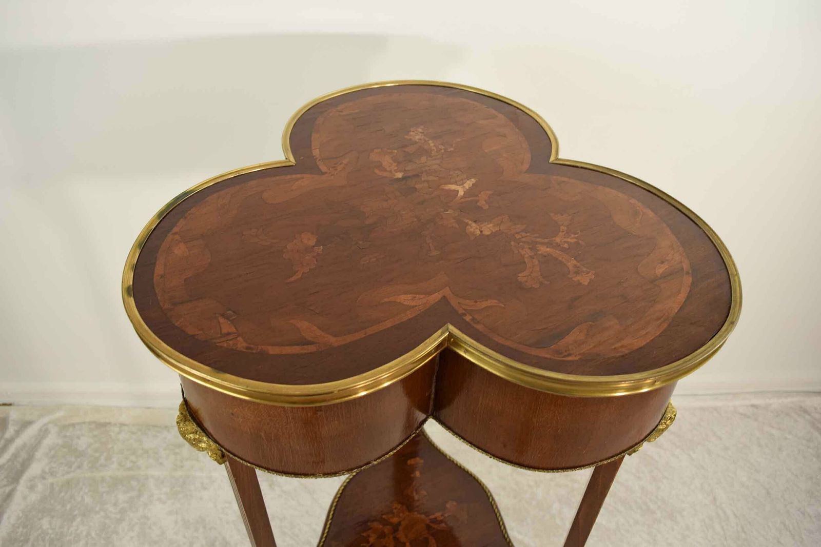 Early 20th Century Mahogany Trefoil Occasional Table