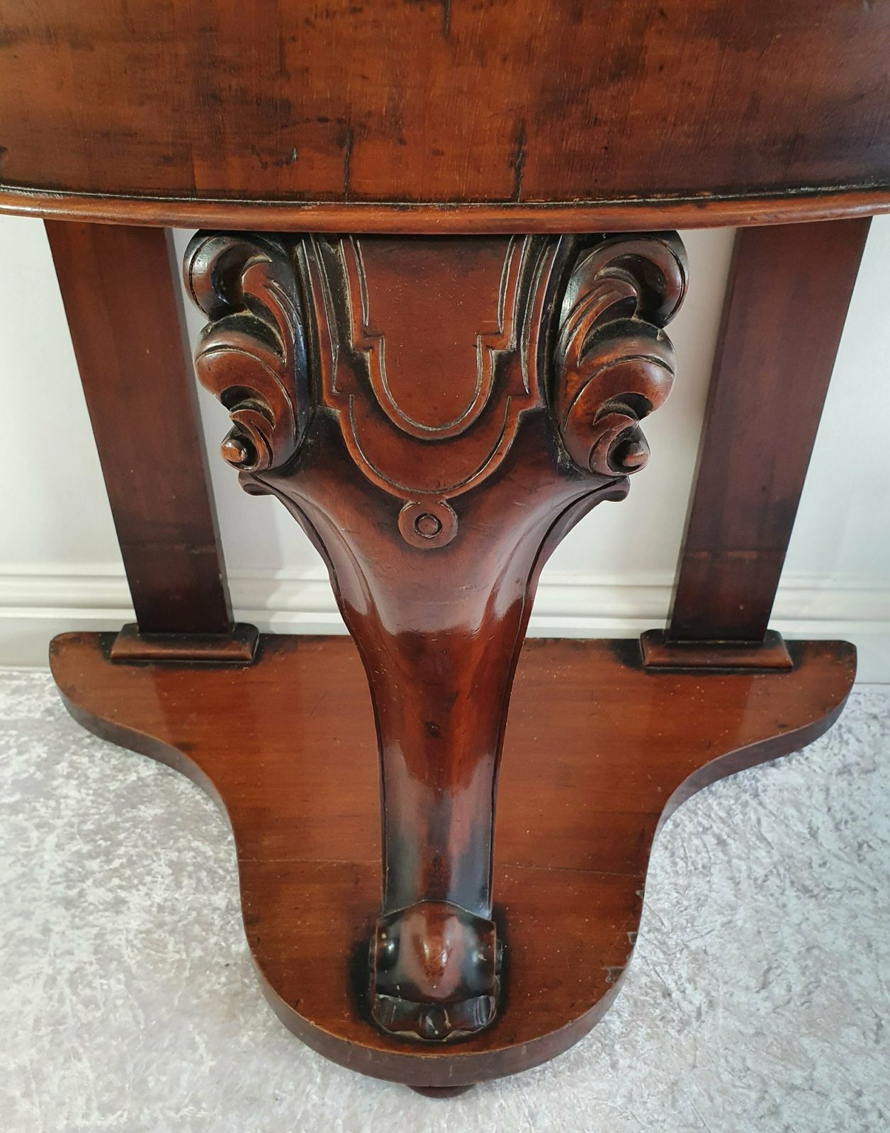 Victorian Demi Lune Console Table photo buy