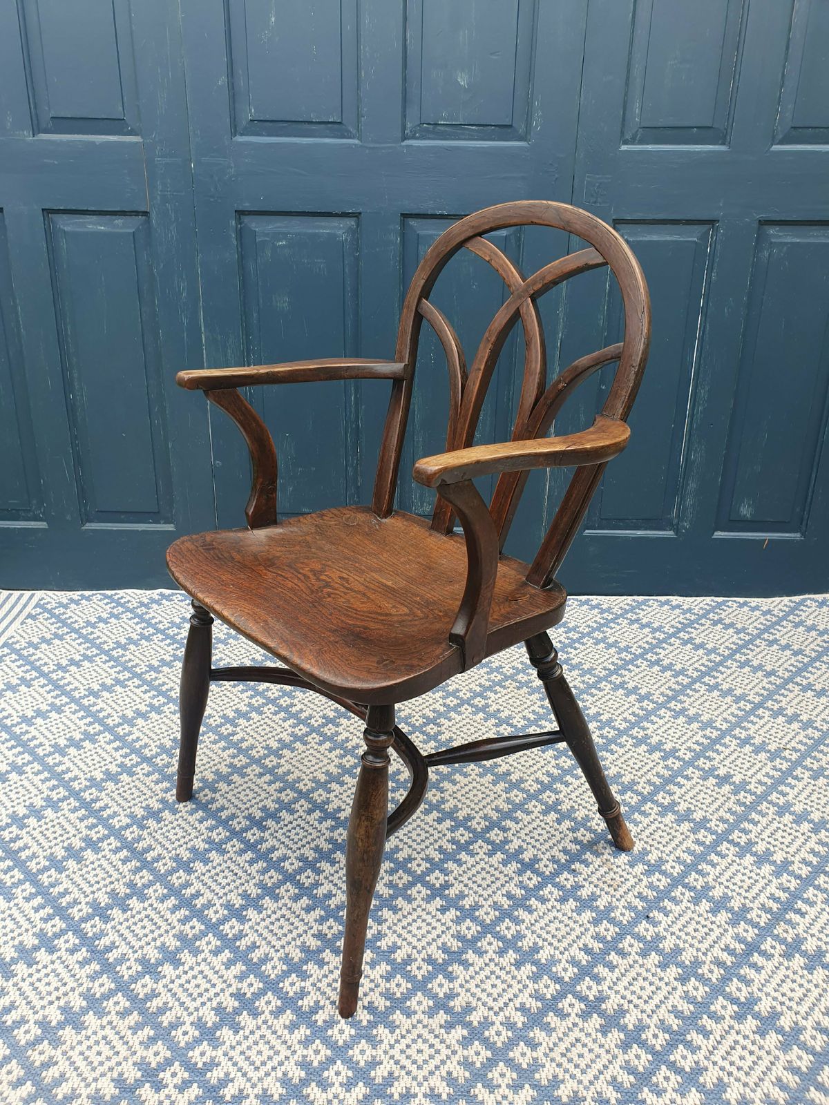 Hoop Back 19th Century Gothic Windsor Armchair photo buy