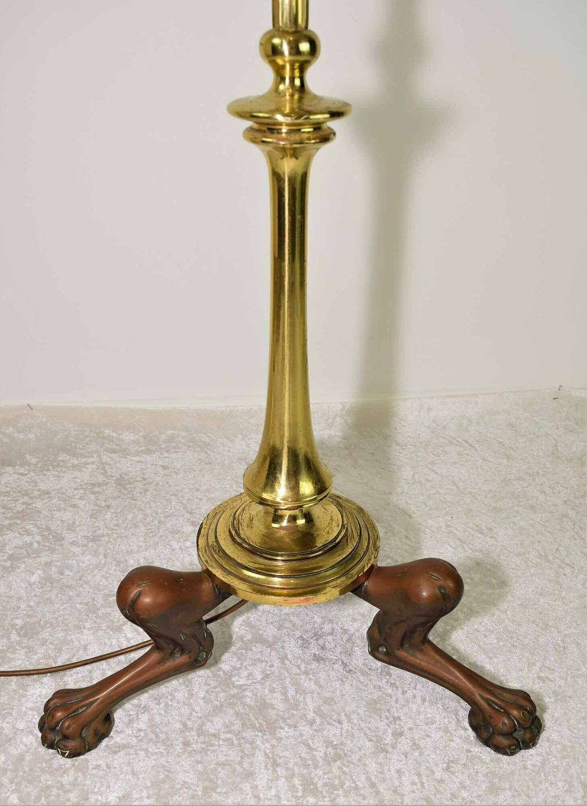 Bronze And Brass Telescopic Standard Lamp photo 1985.0