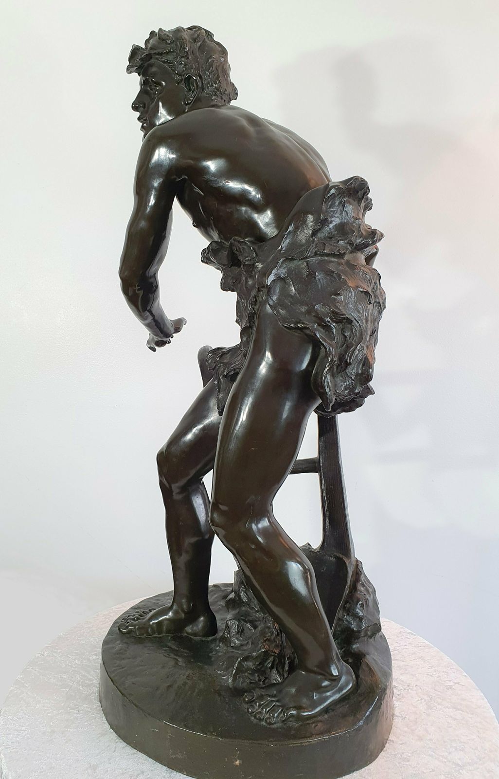 photo furniture A Large Italian Bronze Sculpture Apollo