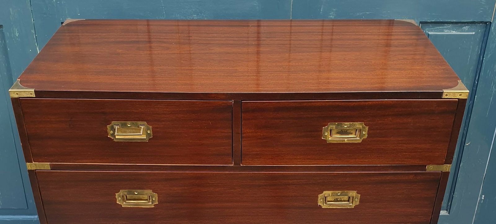 Campaign Chest Of Drawers, Early 20th Century photo vinterior