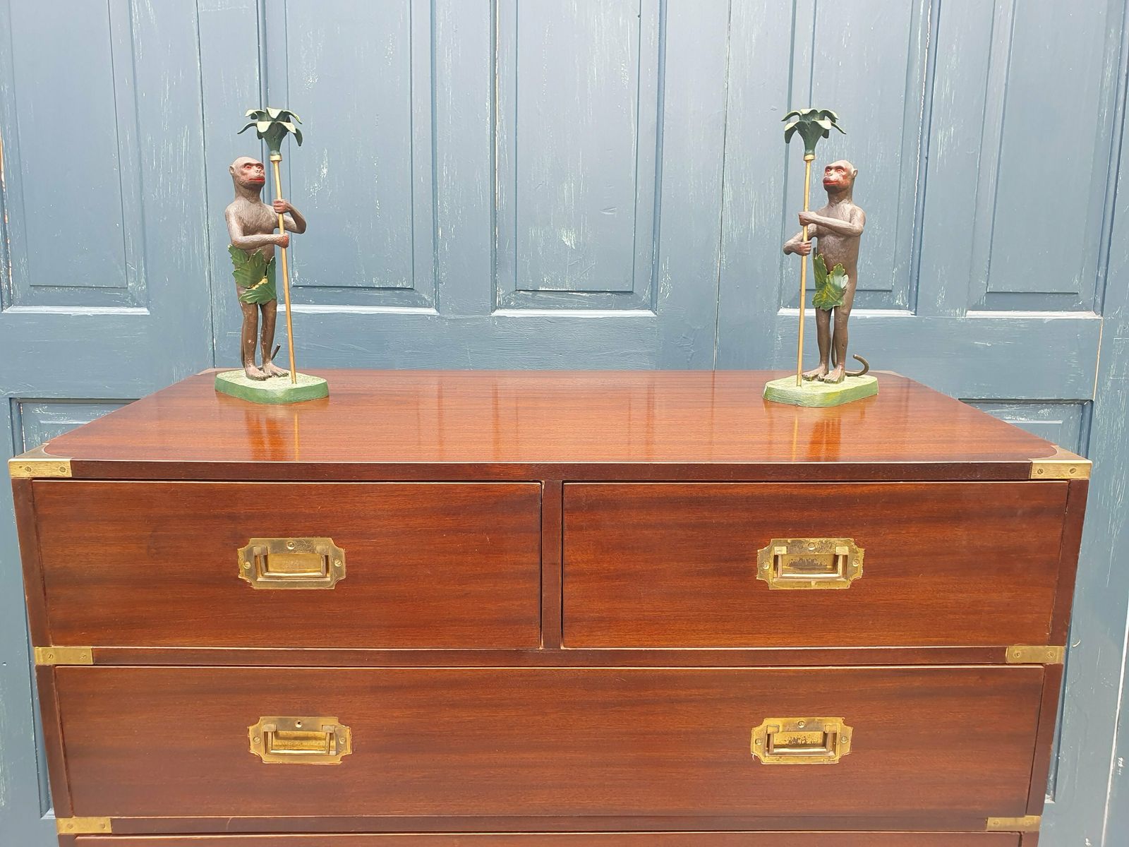 Campaign Chest Of Drawers, Early 20th Century photo buy