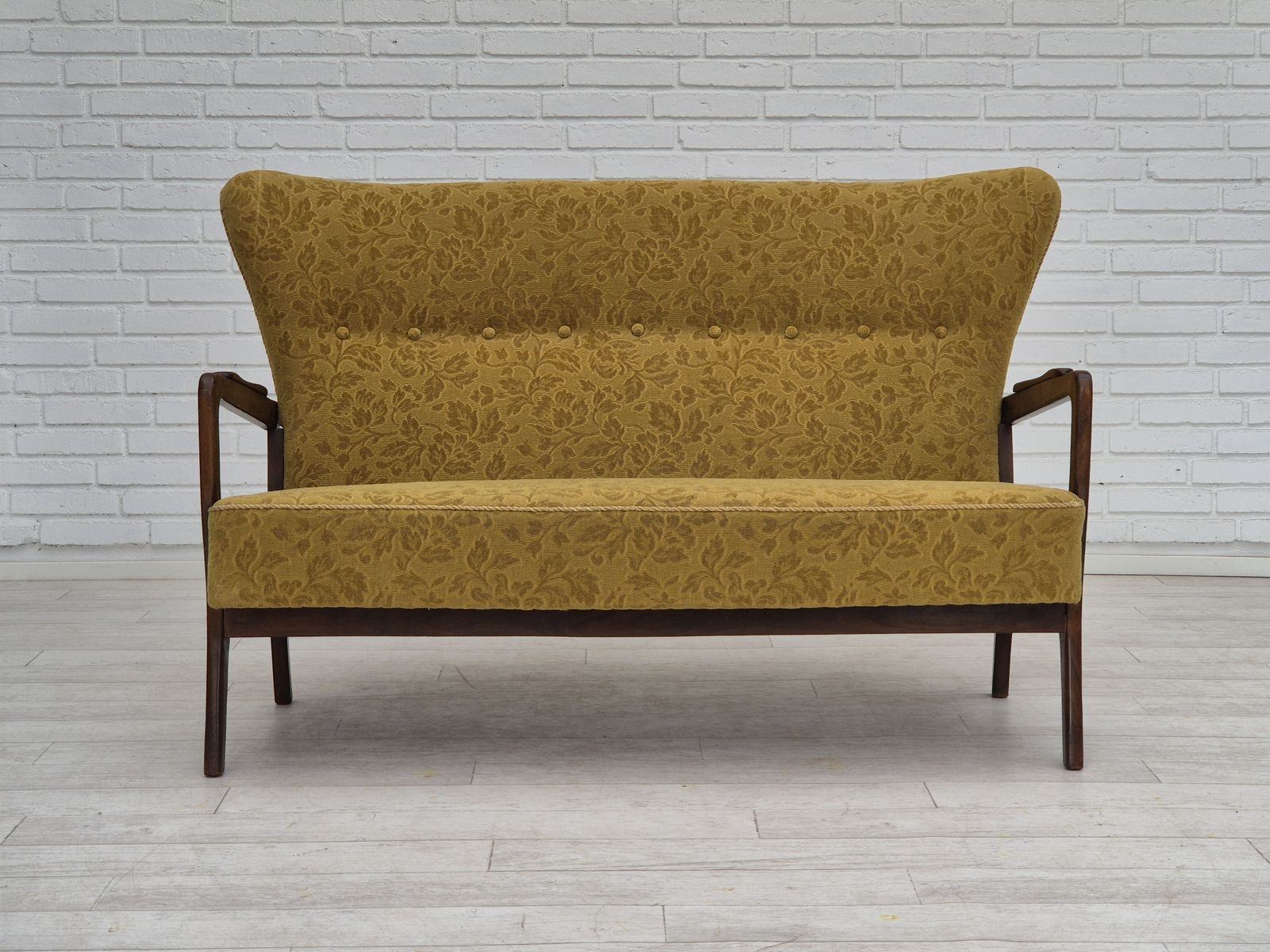 1960s, Danish 2 Seater Sofa By Søren Hansen For Fritz Hansen, Original Condition. photo furniture