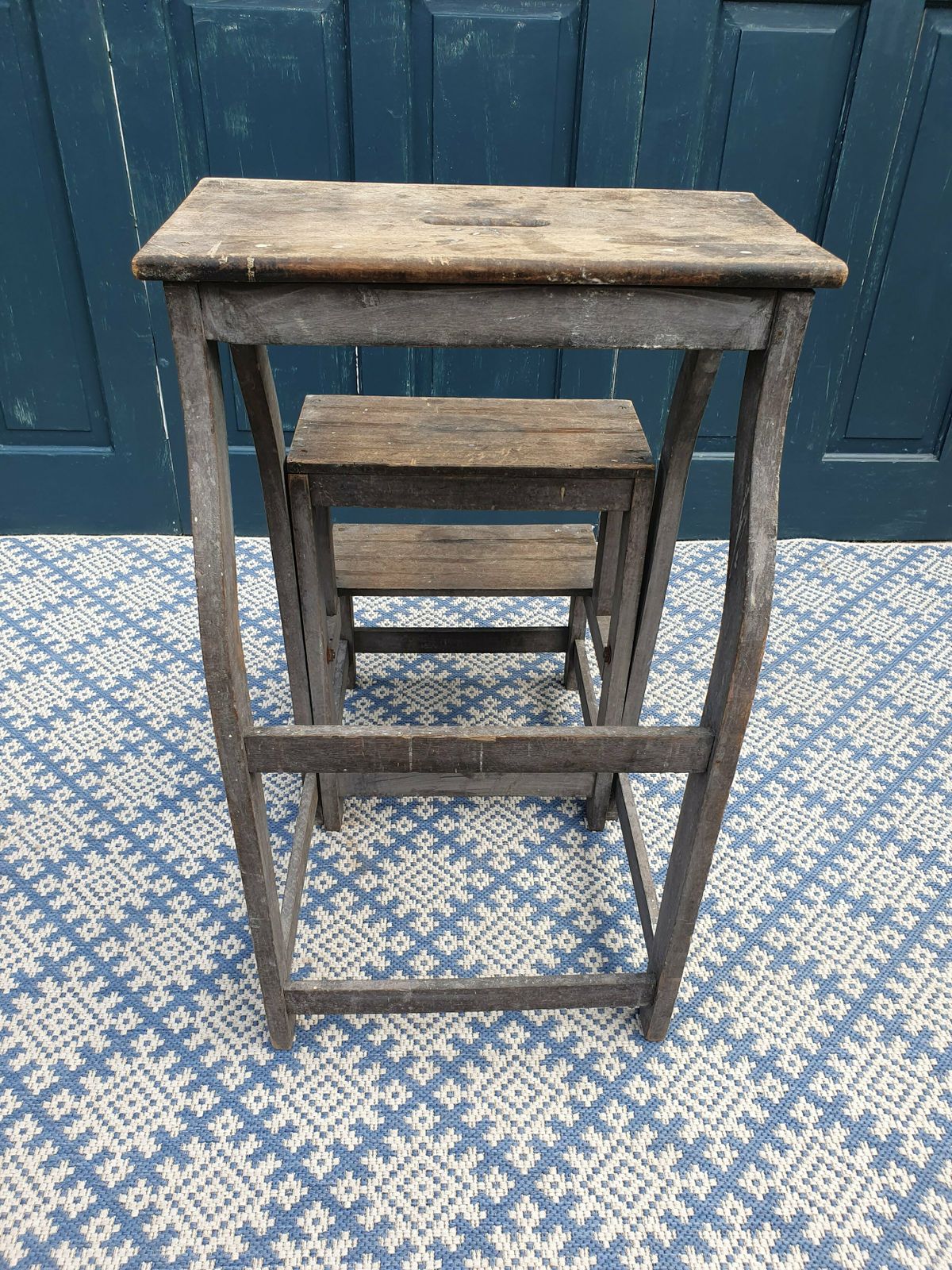 Metamorphic French Library Steps photo vintage