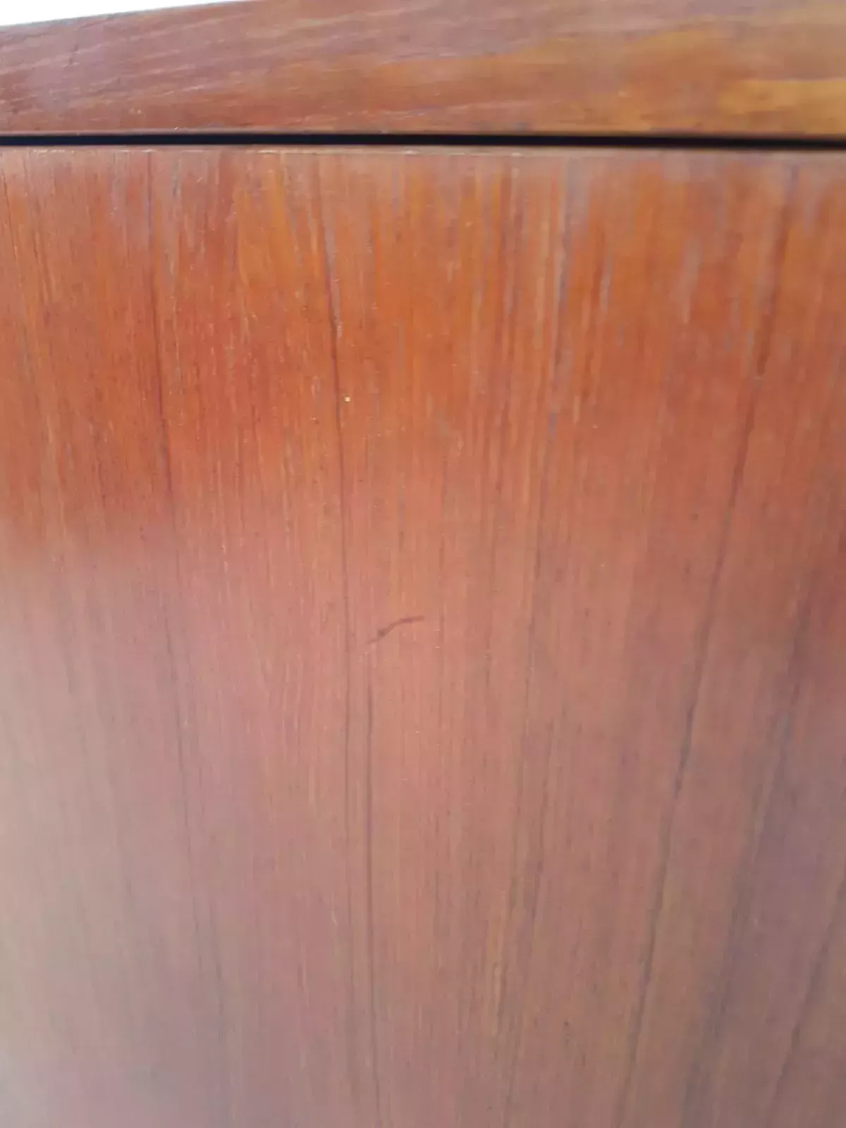 Vtg Mid Century Danish Teak Sideboard Credenza Scandi Retro photo vintage