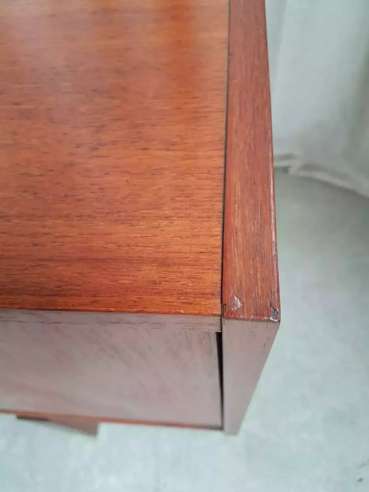 Furniture Vtg Mid Century Danish Teak Sideboard Credenza Scandi Retro photo