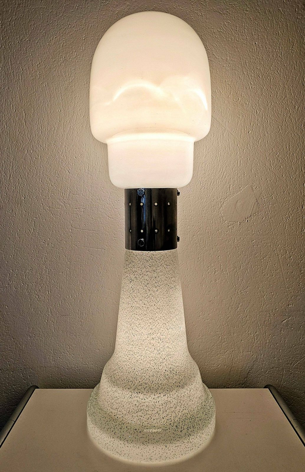 Very Rare Murano Glass "Birillo" Floor Lamp By Carlo Nason For Mazzega // Made In Italy In 1970s