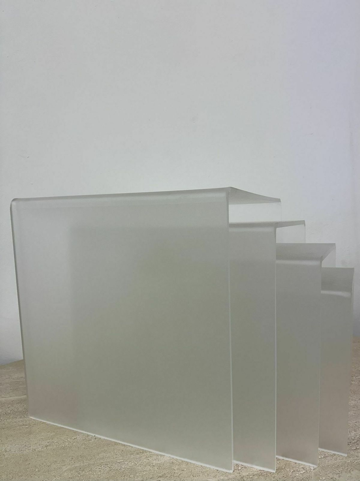 photo buy Set Of 4 Lucite Nesting Tables , 1970s