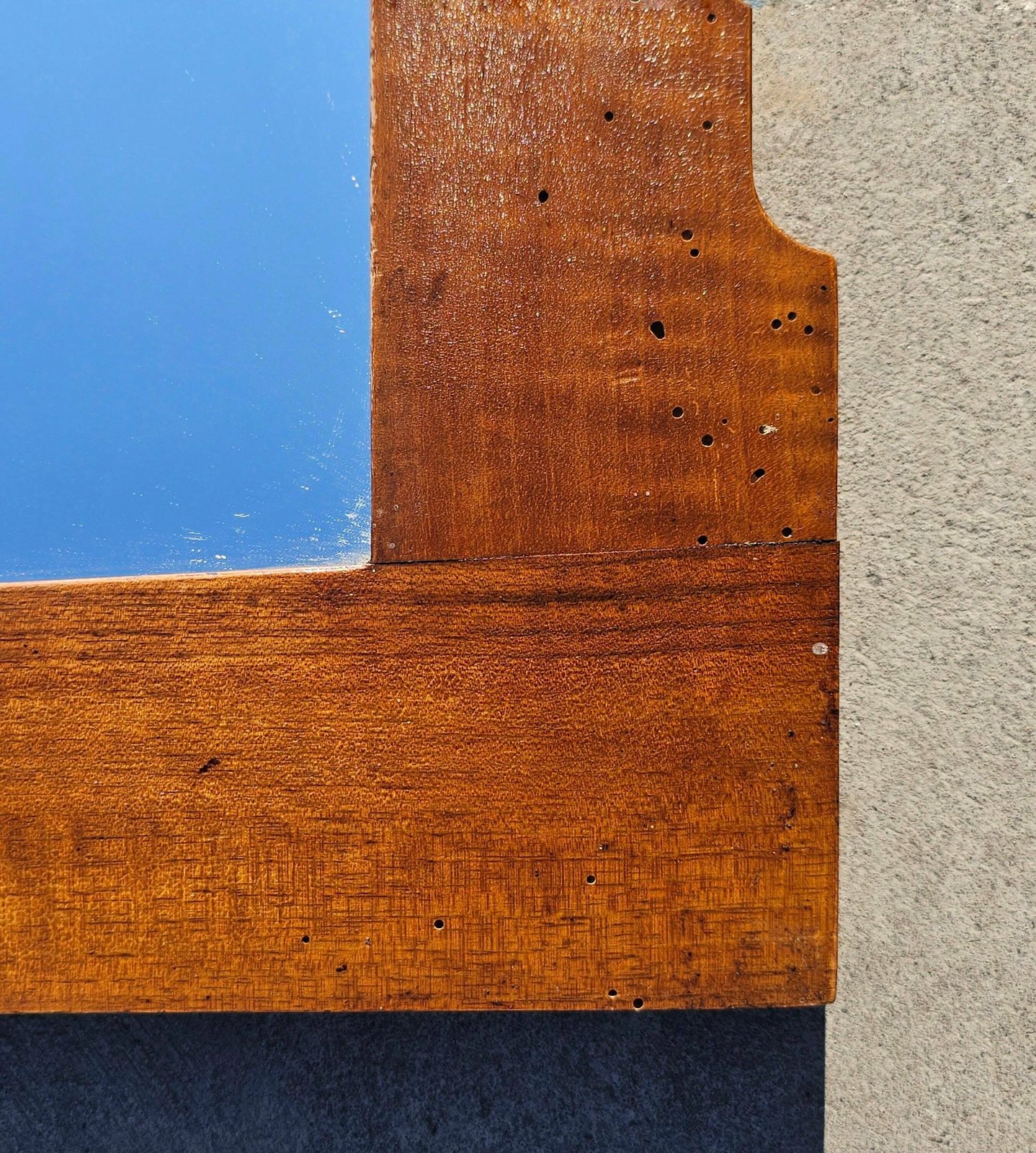 Vienna Secession Mirror With Walnut Frame // Art Nouveau Mirror // Made In Austria In 1900s photo for sale
