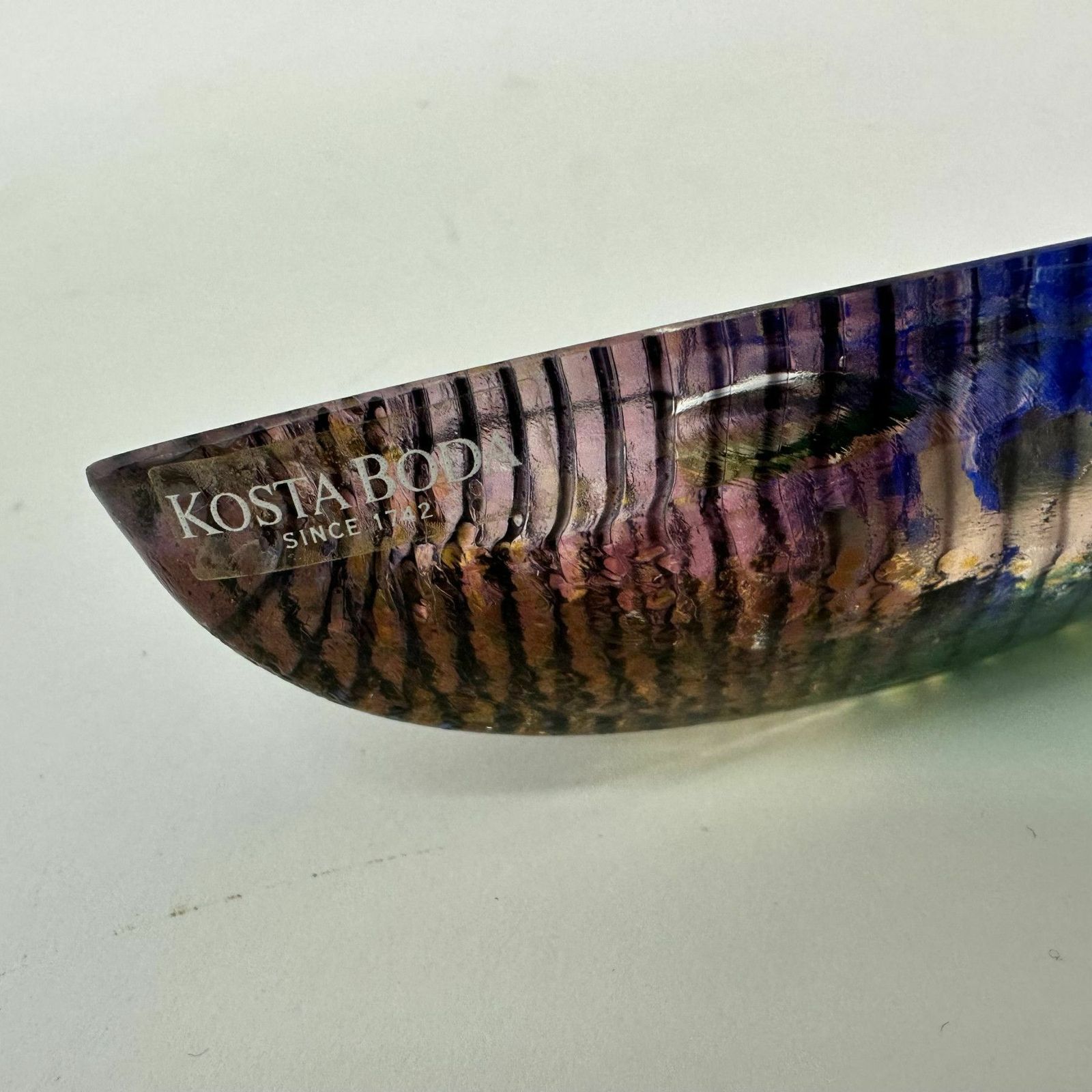 Bertil Vallien For Kosta Boda Glass Boat , 1990’s Sweden photo 628.0