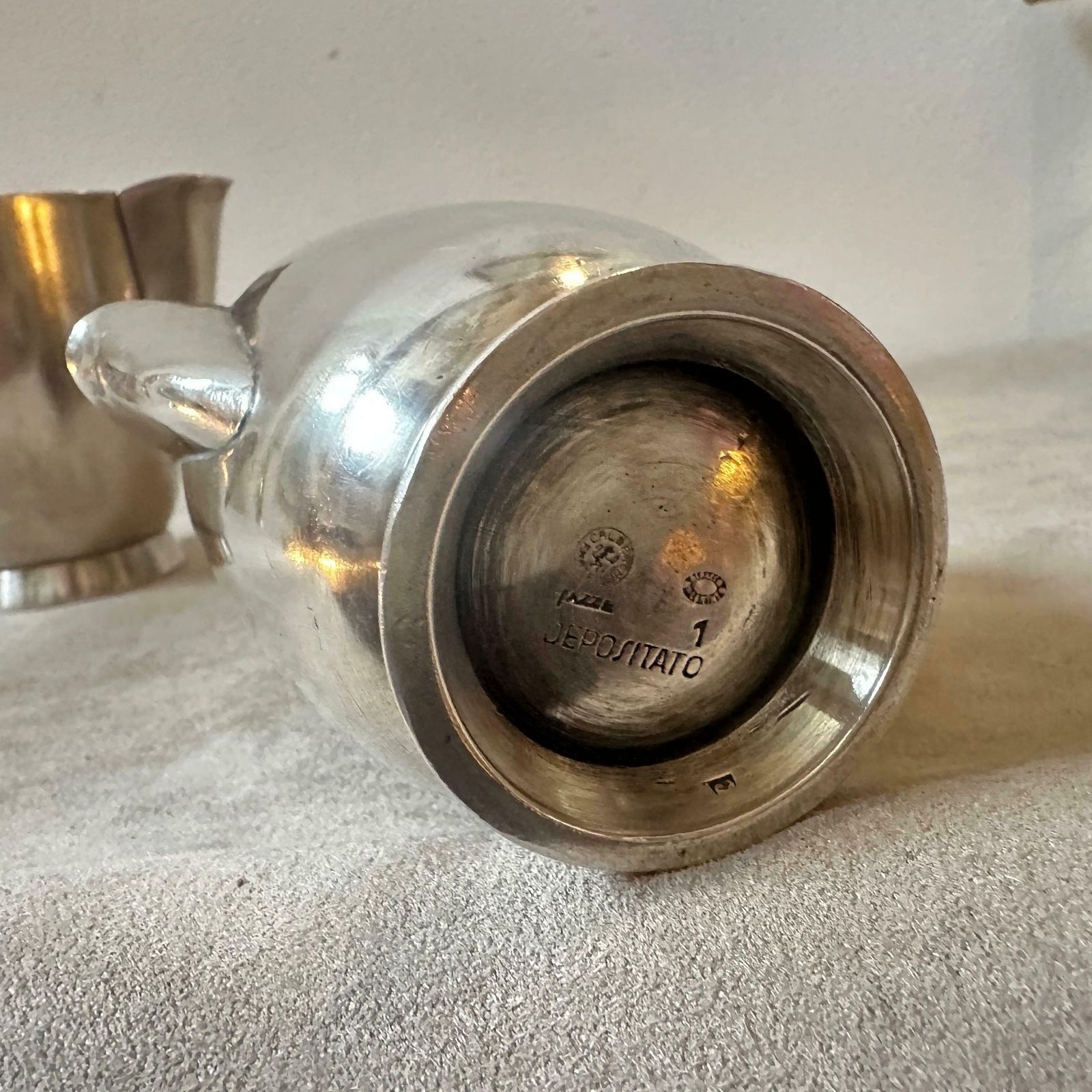 Two 1940s Art Deco Coffee Pots Designed By Gio Ponti For Fratelli Calderoni photo Home Decor