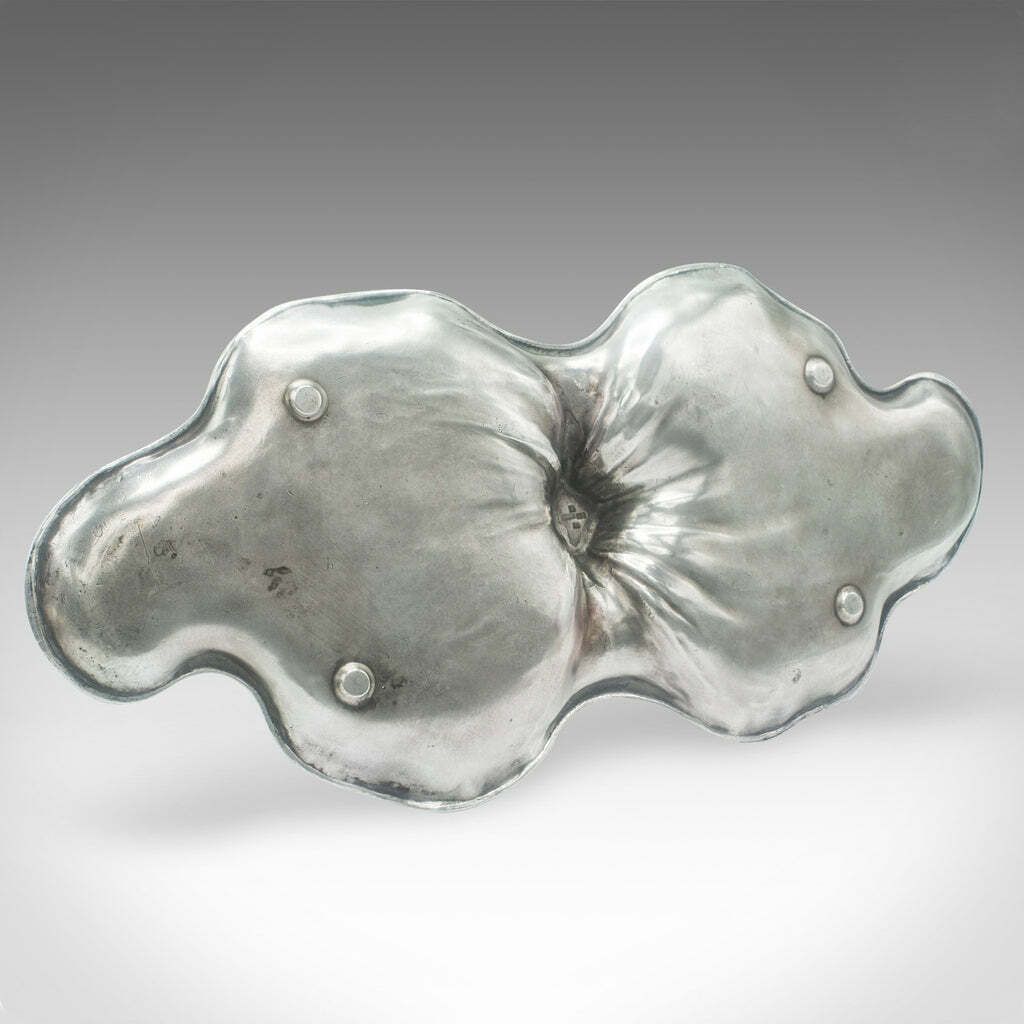 Home Decor Antique Art Nouveau Centrepiece Figure, German Card Tray, Bonbon Dish, Victorian photo