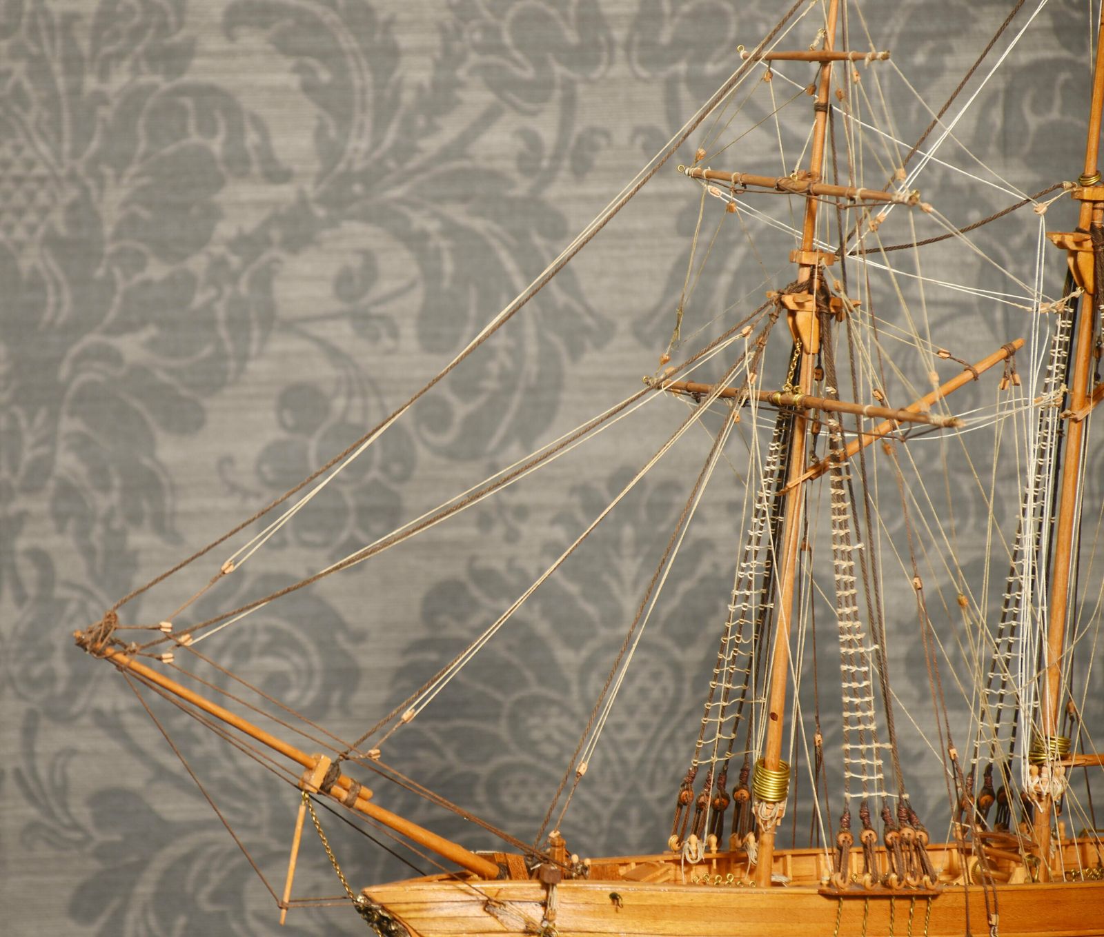 photo for sale Cased Scale Model Of The Scottish Two Masted Schooner