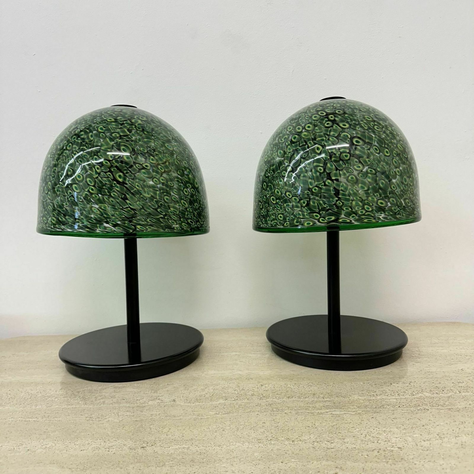 Pair Of Table Lamps Model ‘Neverinno’ In Murano Glass By Gae Aulenti For Vetreria Vistosi , 1970s Italy photo 6797.0