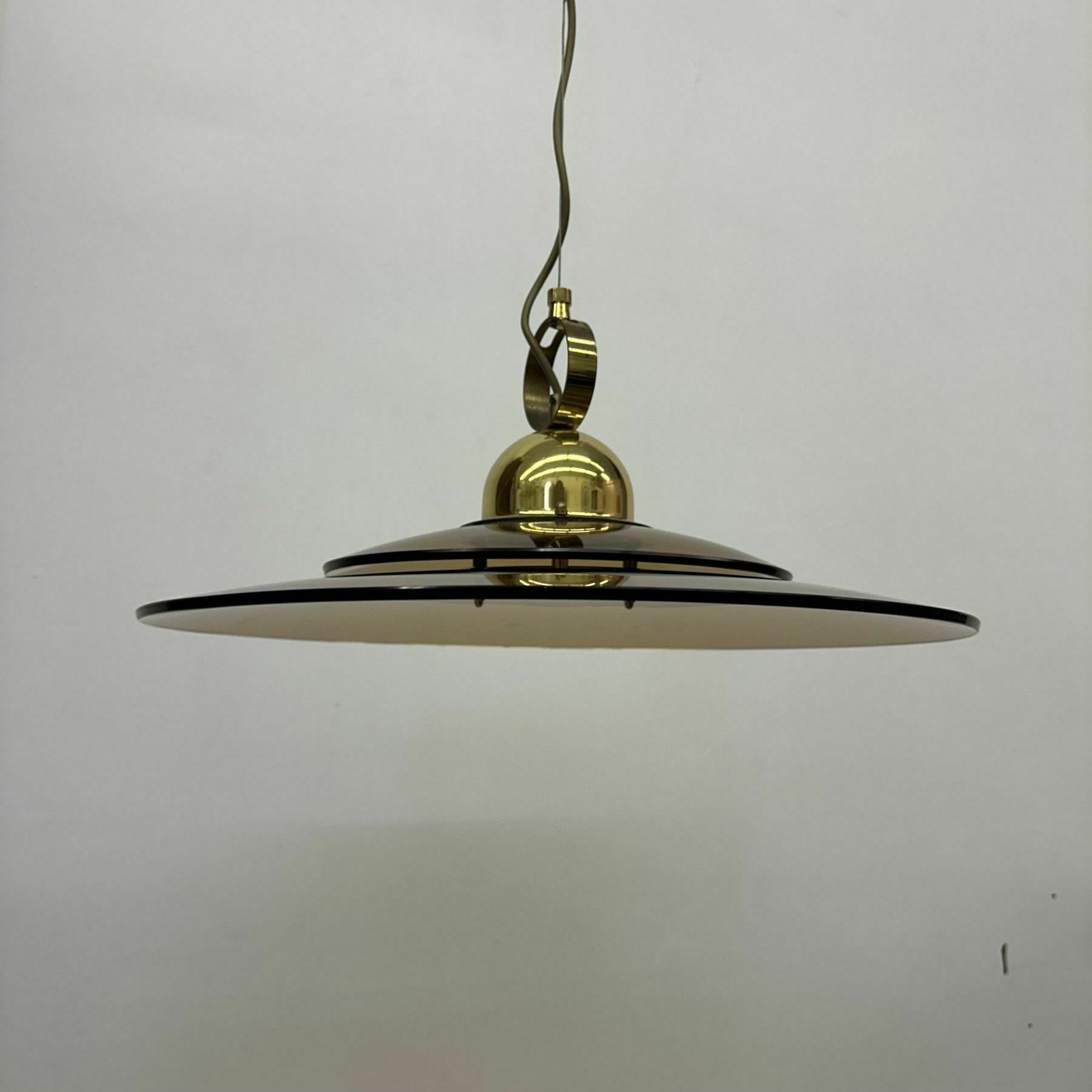 Sölken Leuchten Glazen Hanglamp, Jaren 1970 photo Verlichting