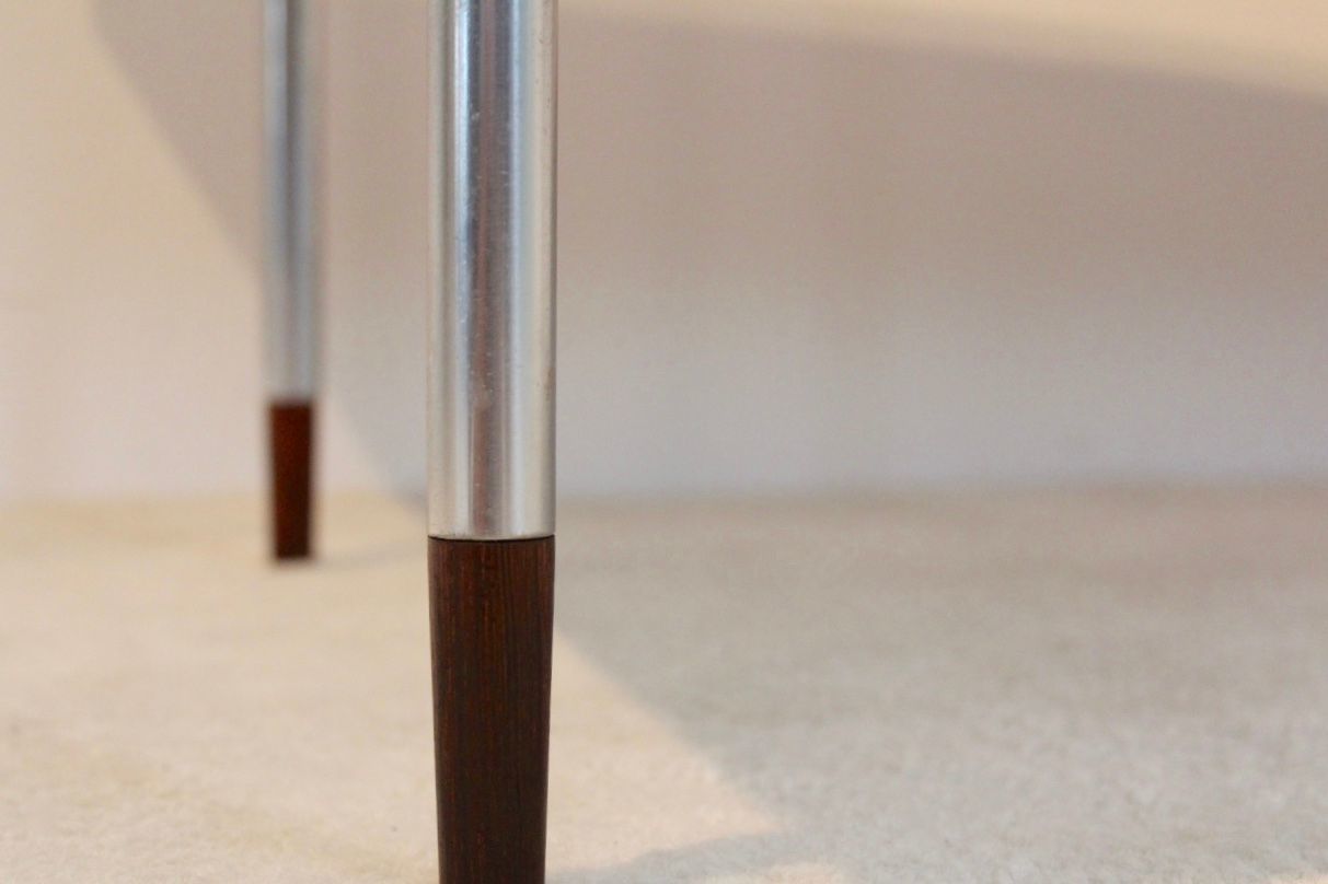 Dutch Teak & Stainless Steel Coffee Table By Rudolf Bernd Glatzel For Fristho, 1960s photo buy