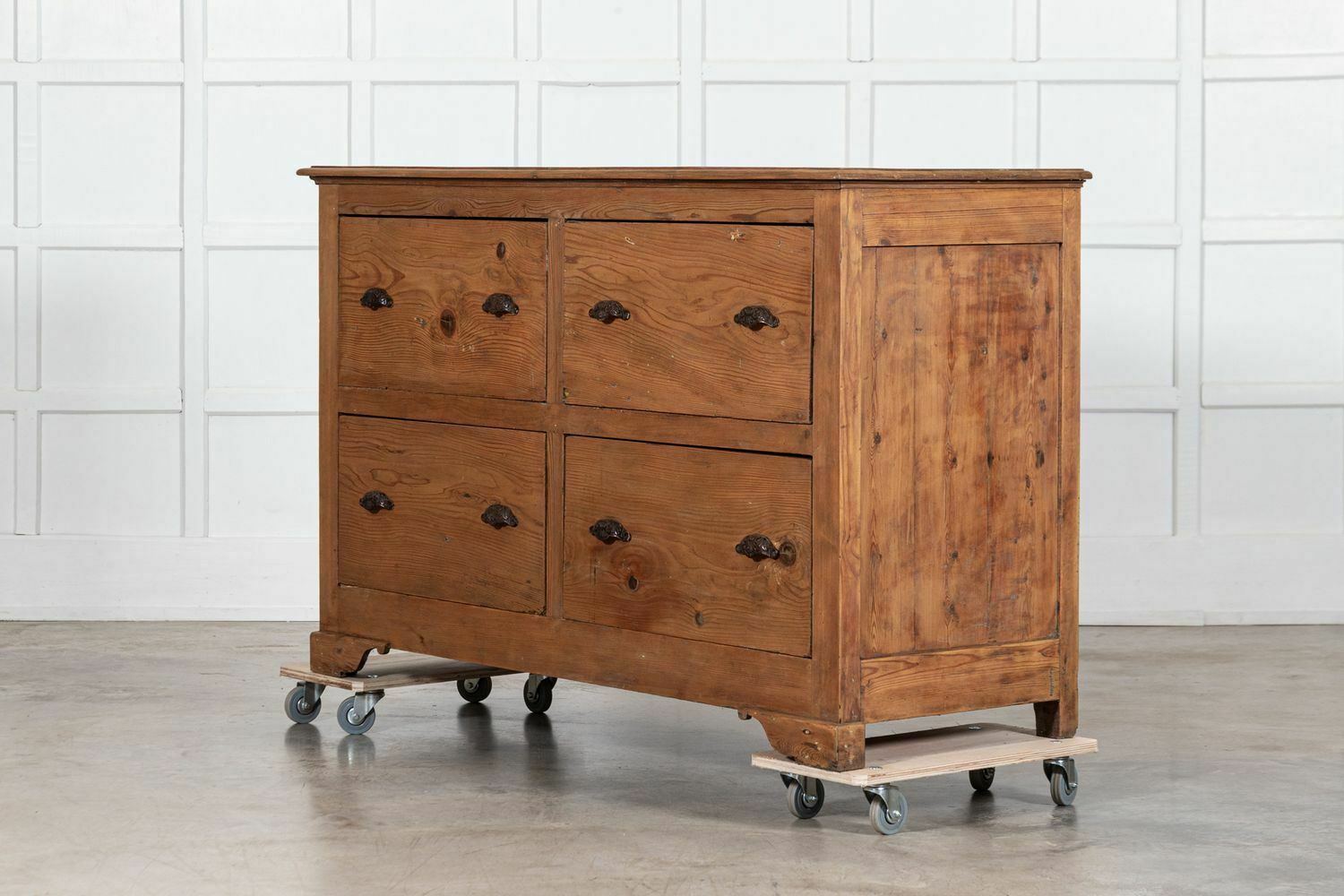 19thc English Pine Haberdashery Drawers photo for sale