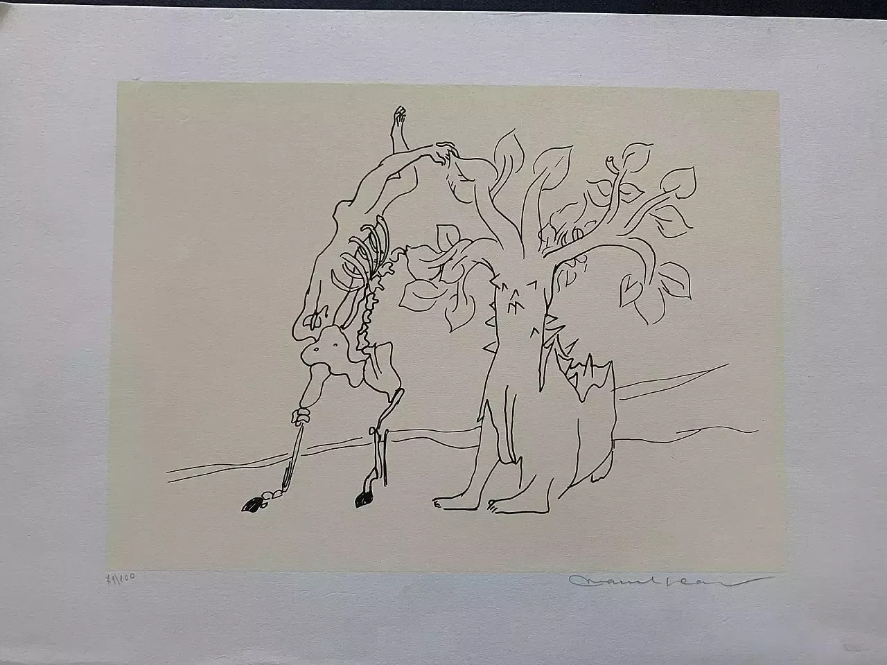 15 Lithographies By Marcel Jean With Surrealist Compositions, 1960s photo for sale