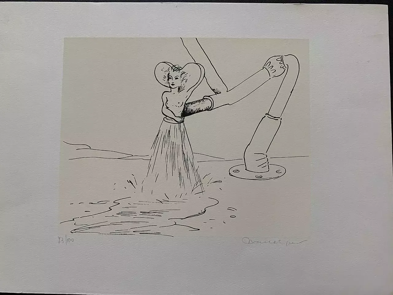 15 Lithographies By Marcel Jean With Surrealist Compositions, 1960s photo vinterior