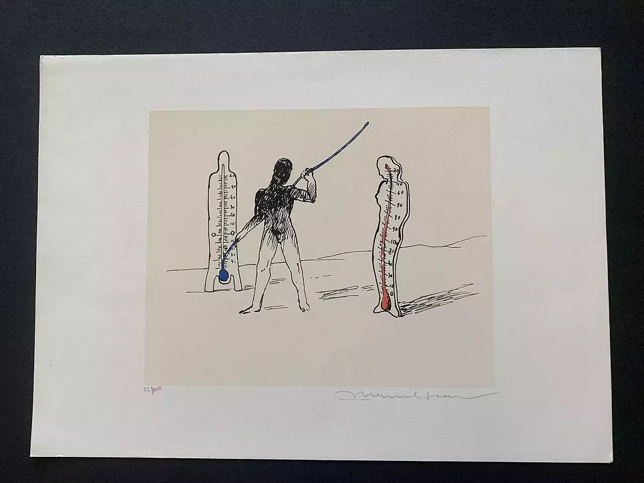 photo vinterior 15 Lithographies By Marcel Jean With Surrealist Compositions, 1960s