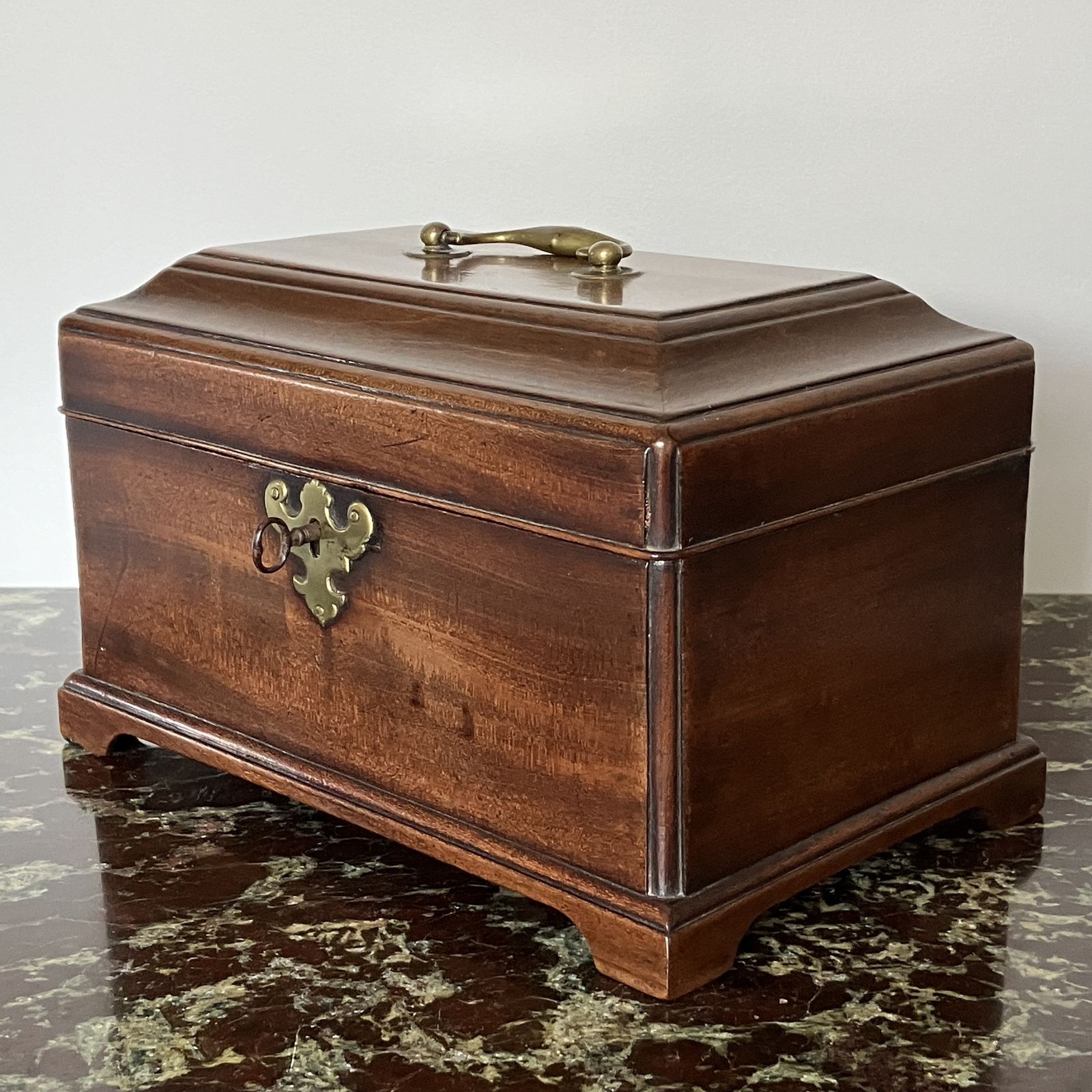 George III Mahogany Tea Caddy, Circa 1760 photo Home Decor