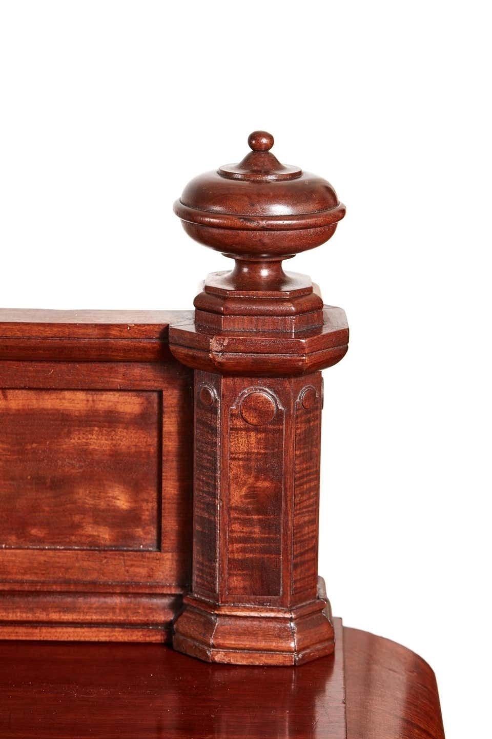 Large Outstanding Quality William IV Antique Carved Mahogany Sideboard photo vinterior