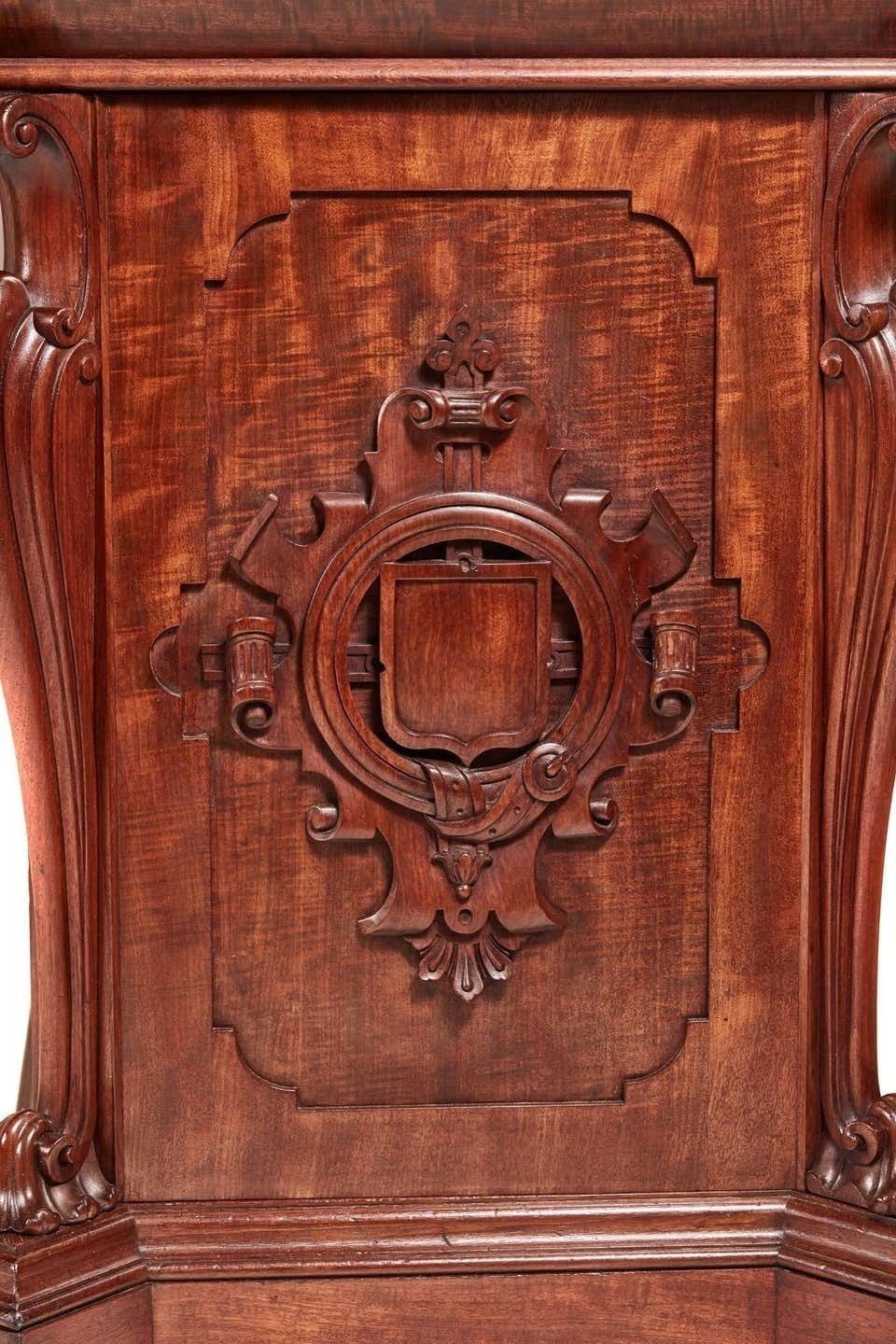 4825.0 Large Outstanding Quality William IV Antique Carved Mahogany Sideboard photo