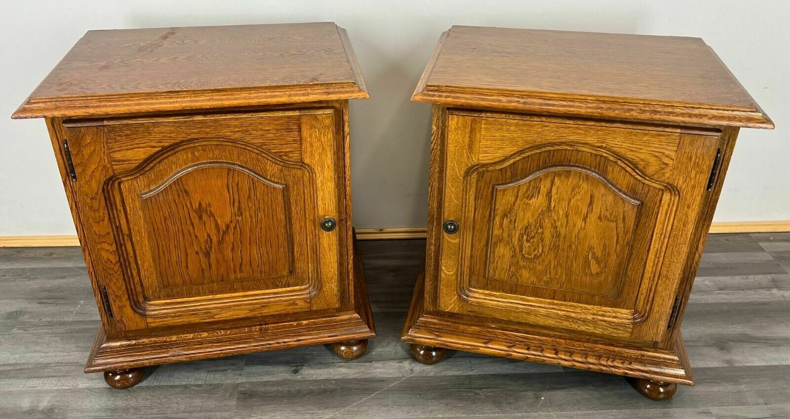 Amazing Pair French Bedside Tables Cupboards Cabinets