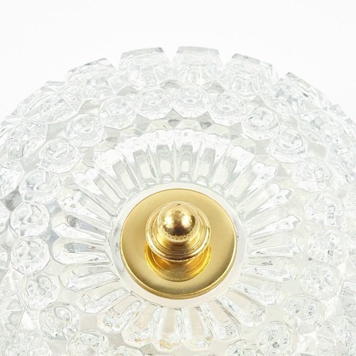 Mid Century Bubble Glass Flush Mount Or Wall Light By Helena Tynell For Limburg, Germany, 1960s photo for sale