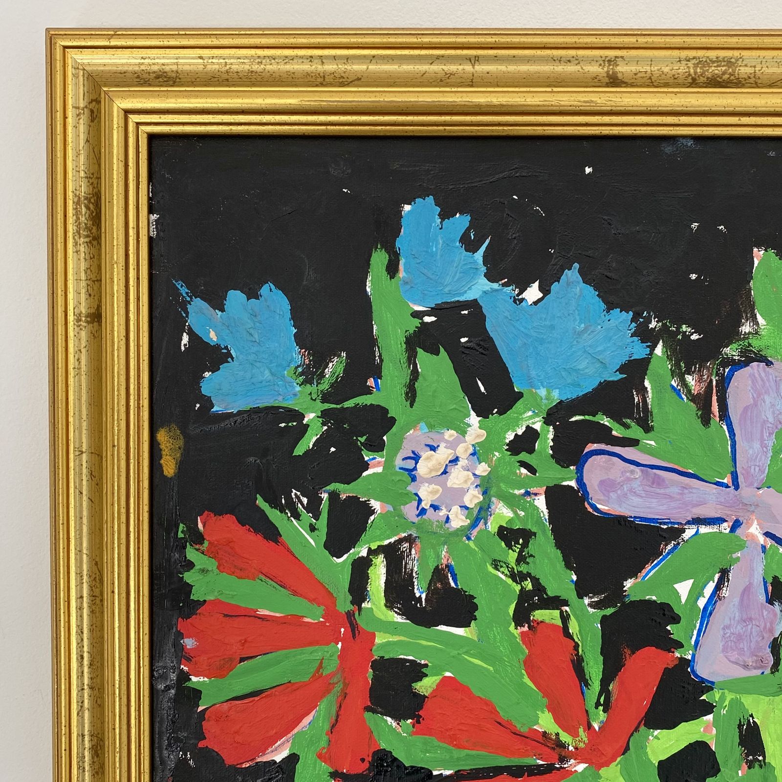 Swedish Mid Century Still Life With Flowers Painting By Uno Vallman photo buy