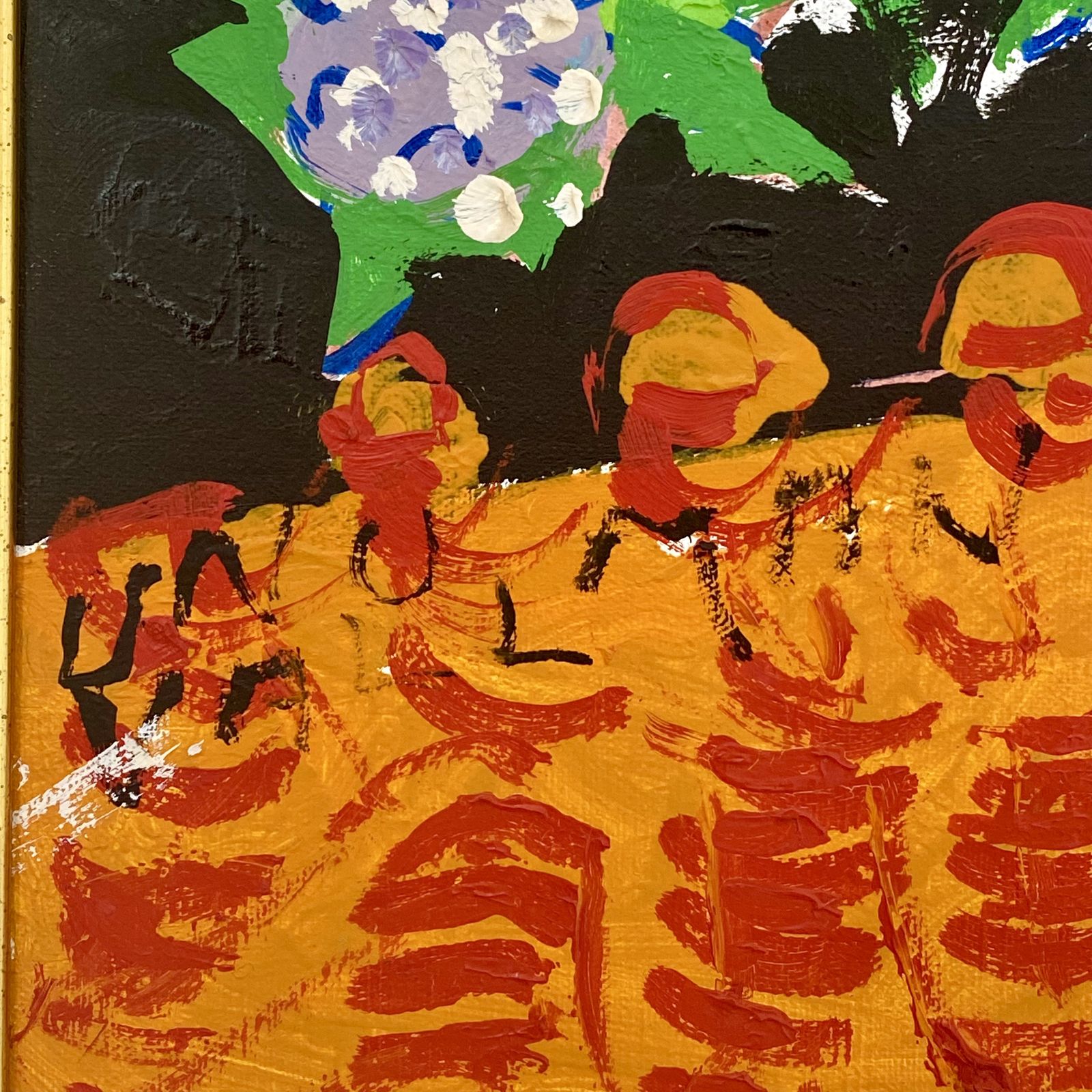 Swedish Mid Century Still Life With Flowers Painting By Uno Vallman photo Art